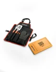 Mandil con Utensilios Parrilleros - Set de 5 Piezas + Tabla Grillin & Chillin