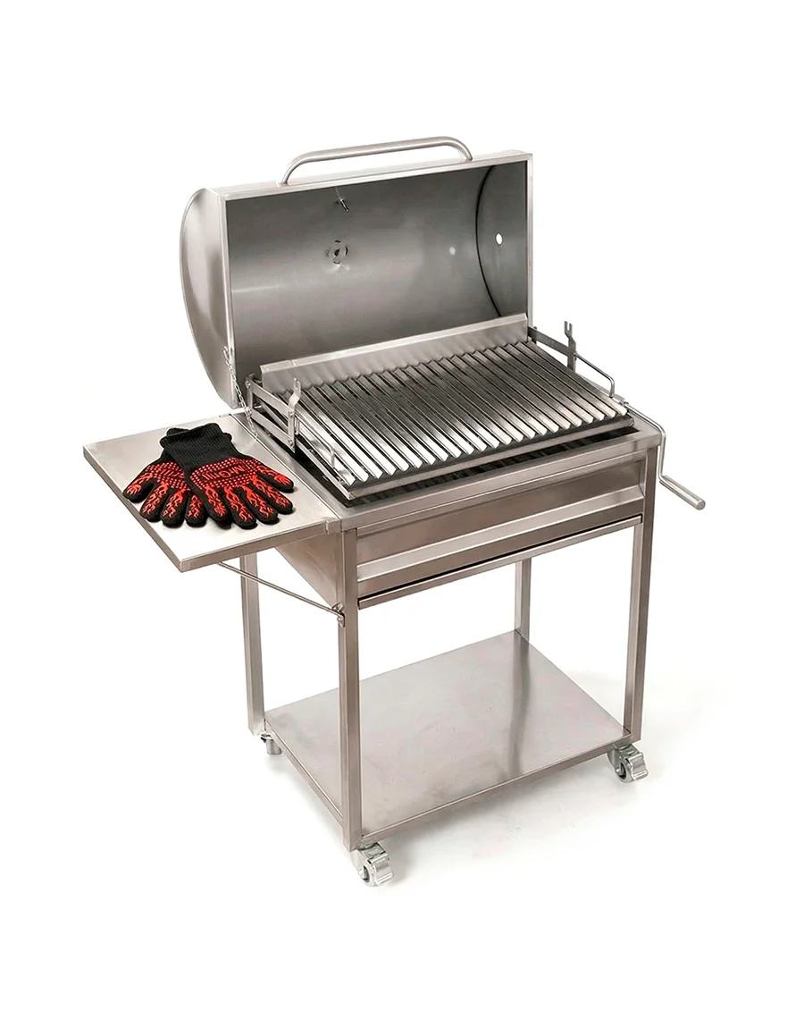 Parrilla Steel Pro Tapa Ovalada + Guantes Protectores de Fuego-Foto 1-900x1150PX-IA